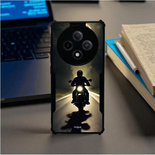 Bike Rider Mobile Cover For Oppo F27 Pro Plus