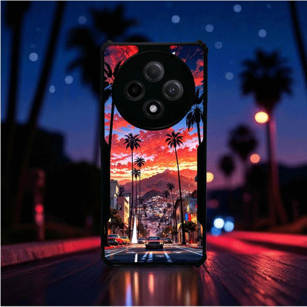 Palm City Nights Mobile Cover For Oppo F27 Pro Plus