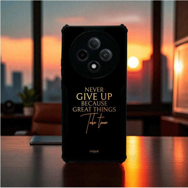 Never Give Up Mobile Cover For Oppo F27