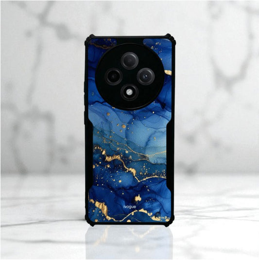 Blue Opulence Mobile Cover For Oppo F27 Pro Plus