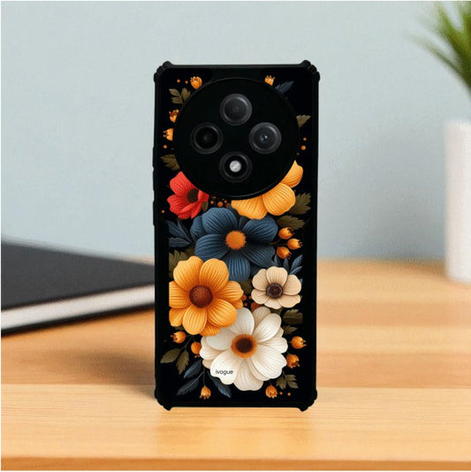 Retro Petals Mobile Cover For Oppo F27