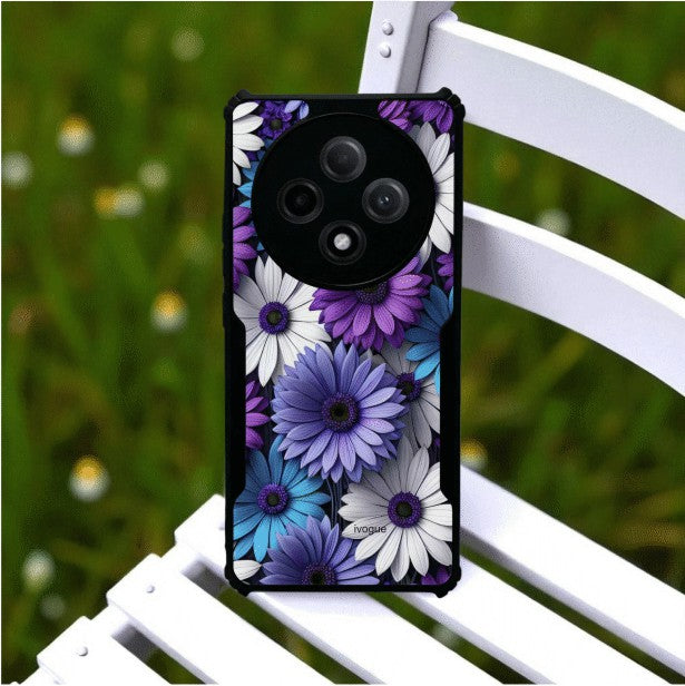 Violet Bloom Mobile Cover For Oppo F27
