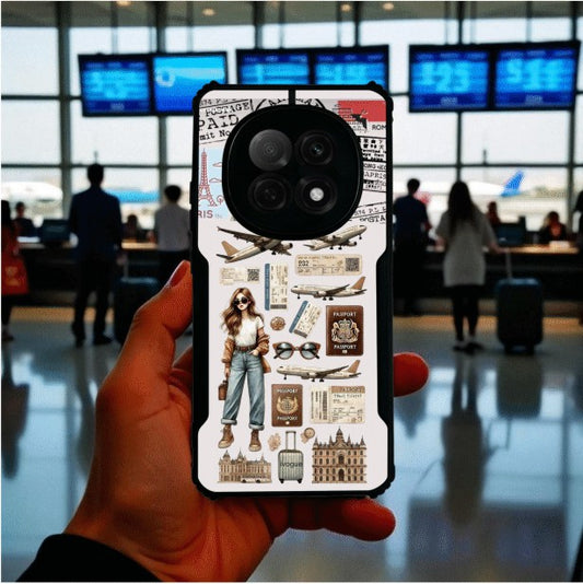 Travel Girl Vibes Mobile Cover For OPPO F29 Pro
