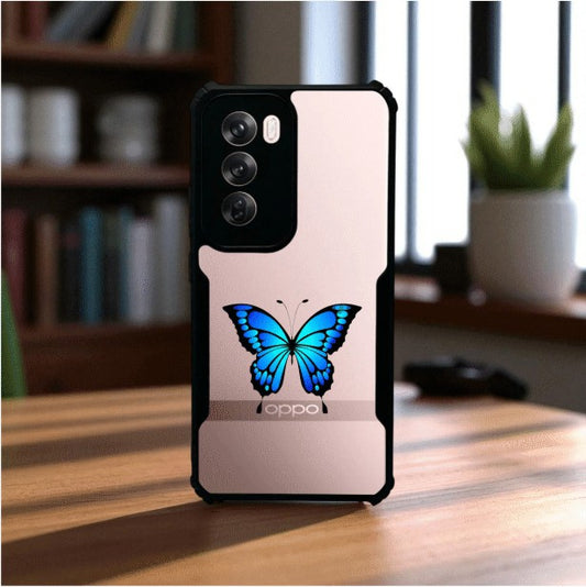 Butterfly Mobile Cover For Oppo Reno 12