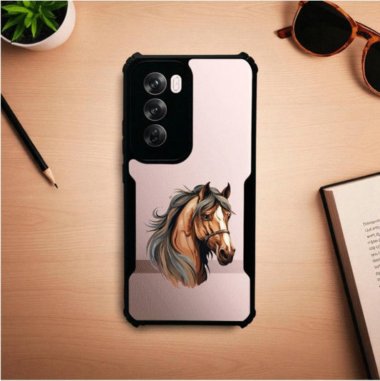 Horse Mobile Cover For Oppo Reno 12