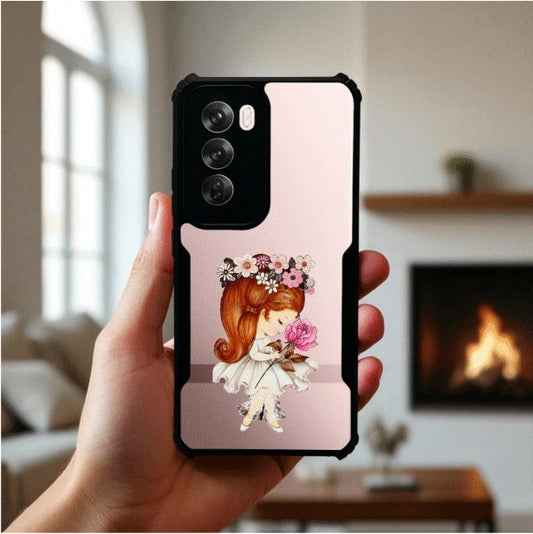 Flower Girl Mobile Cover For Oppo Reno 12 Pro
