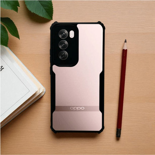 ipackey Clear Mobile Cover For Oppo Reno 12