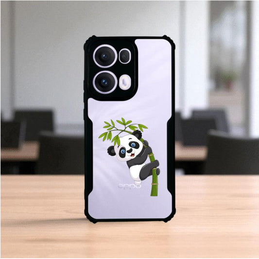 Panda and Tree Mobile Cover For Oppo Reno 13 Pro