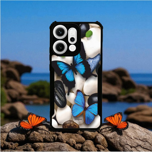 Blue Wings Beauty Mobile Cover For OPPO Reno 14