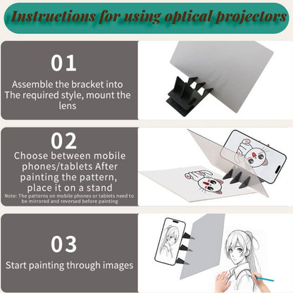 Assembly Parts for Drawing Projector Kit