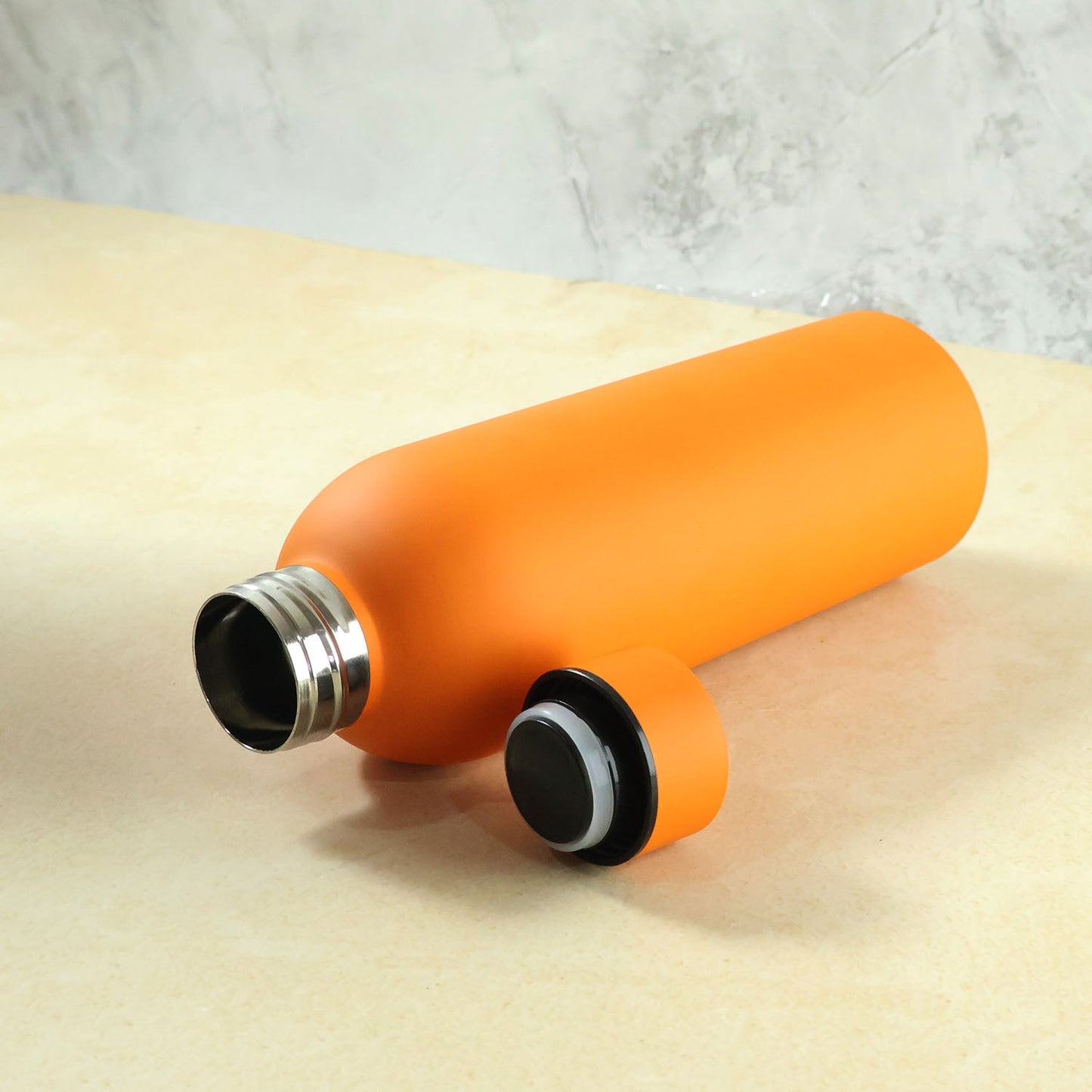 Customize Stainless Steel Double Wall Vacuum-Insulated Drink Water (Orange / 500 ML )