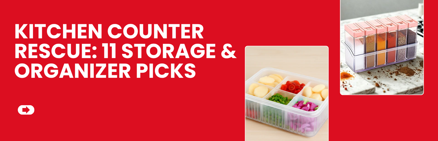 Kitchen Counter Rescue: 11 Storage & Organizer Picks