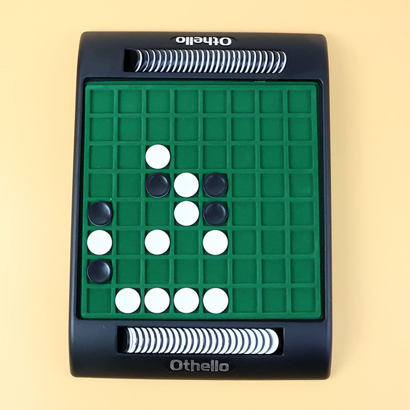 Classic Othello Strategy Board Game – Two Player Reversible Disc Game for Kids and Adults