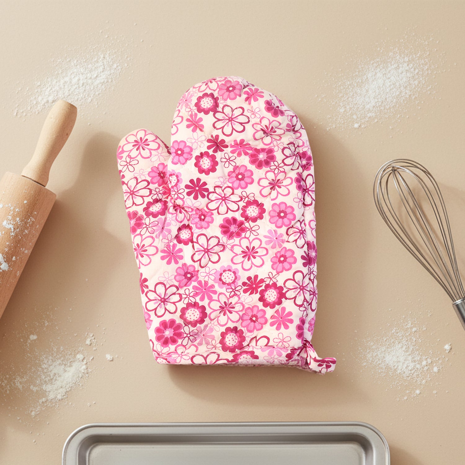 2929 ડિઝાઇનર મલ્ટીકલર્ડ ઓવન મીટ અને પોટ હોલ્ડર