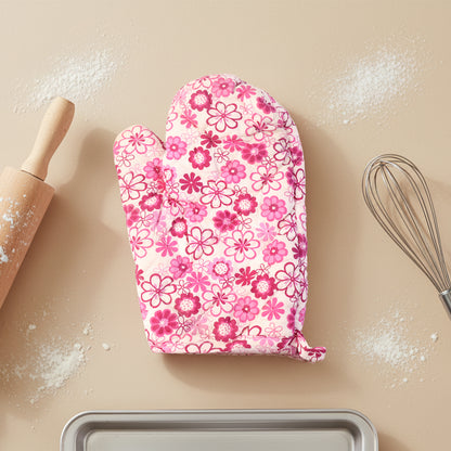 2929 ડિઝાઇનર મલ્ટીકલર્ડ ઓવન મીટ અને પોટ હોલ્ડર