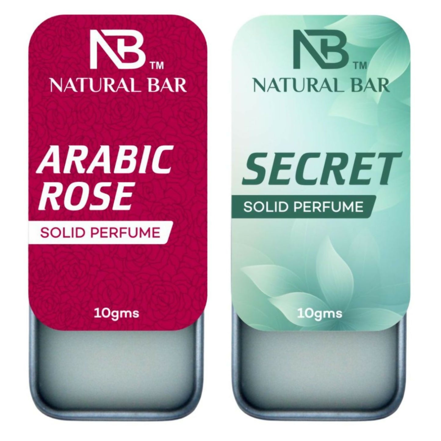 Arabic Rose solid perfume with rose decoration