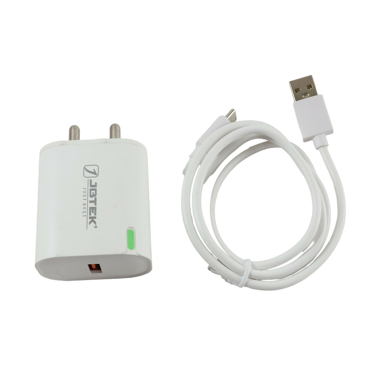 USB Fast 15W Charging Adapter with USB to Type C Cable for Smartphones
