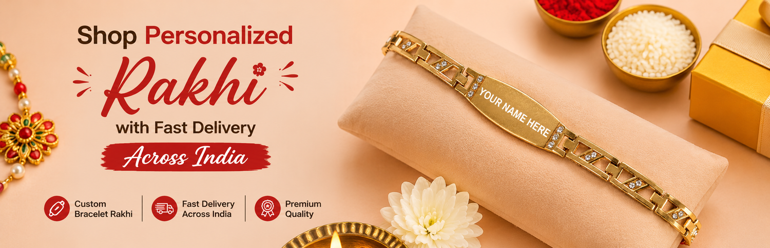 Shop Personalized Rakhi with Fast Delivery Across India