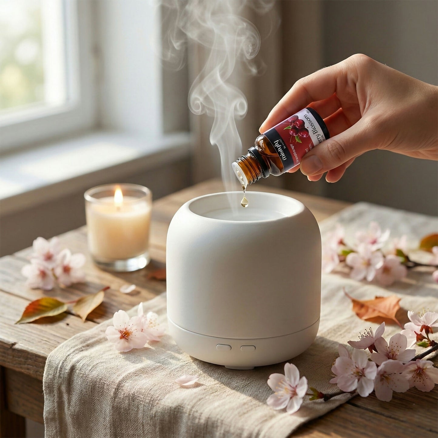 Eyelet Aromatherapy Cherry Blossom Diffuser Oil Sweet Autumn Floral Aroma Oil (10Ml)