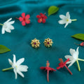 Golden Jhumki Earrings – Lightweight Traditional Indian Jewellery