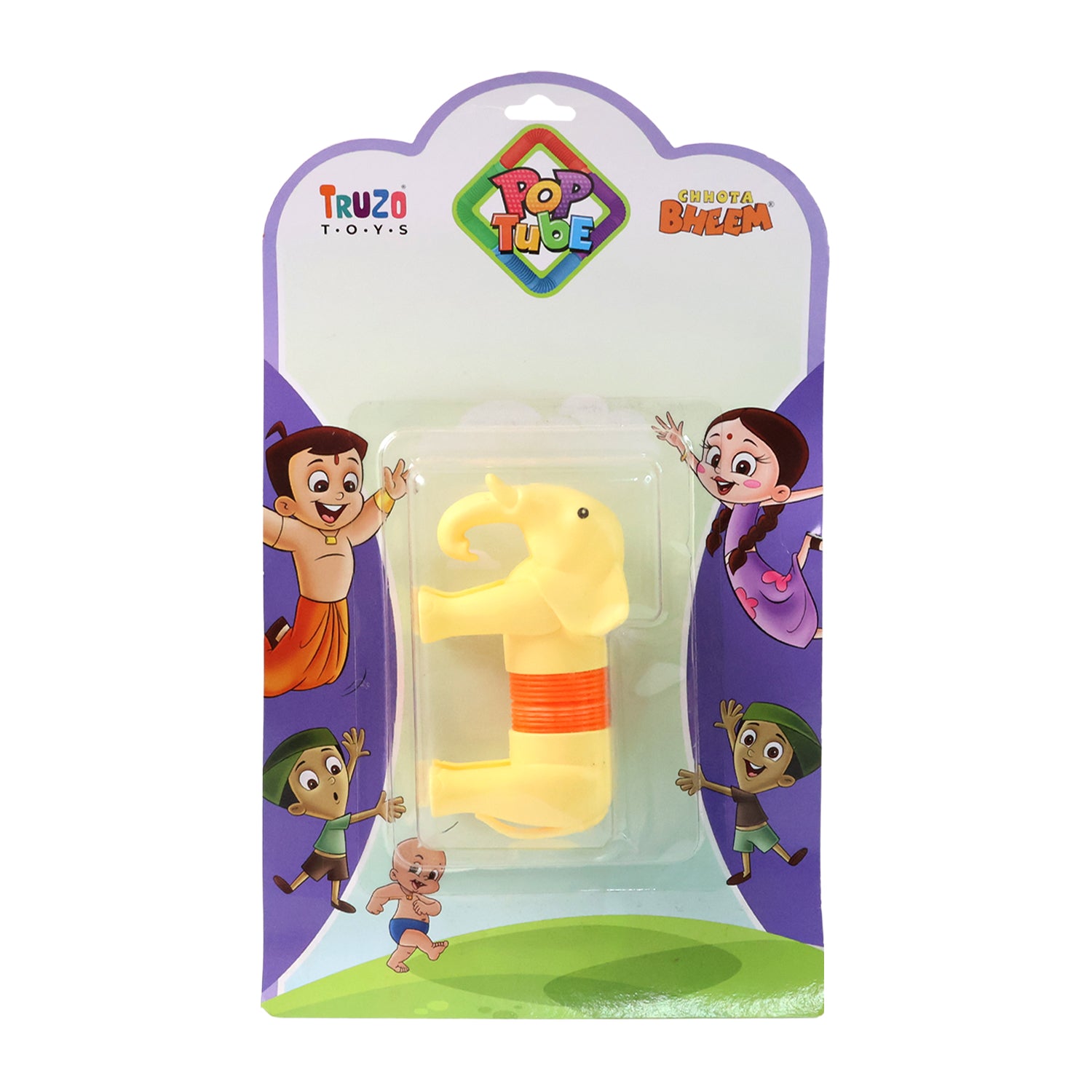 Truzo Toys Pop Tube Elephant – Shape Changing Telescopic Tube Toy for Kids