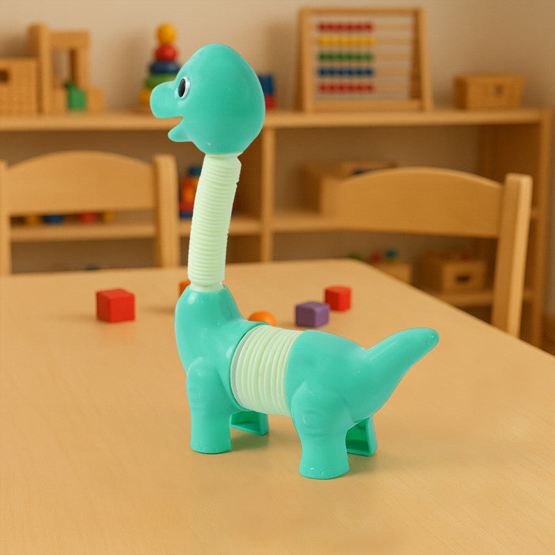 Dinosaur Shaped Pop Tube Toy – Stretchable, Bendable Stress Relief Fidget for Kids