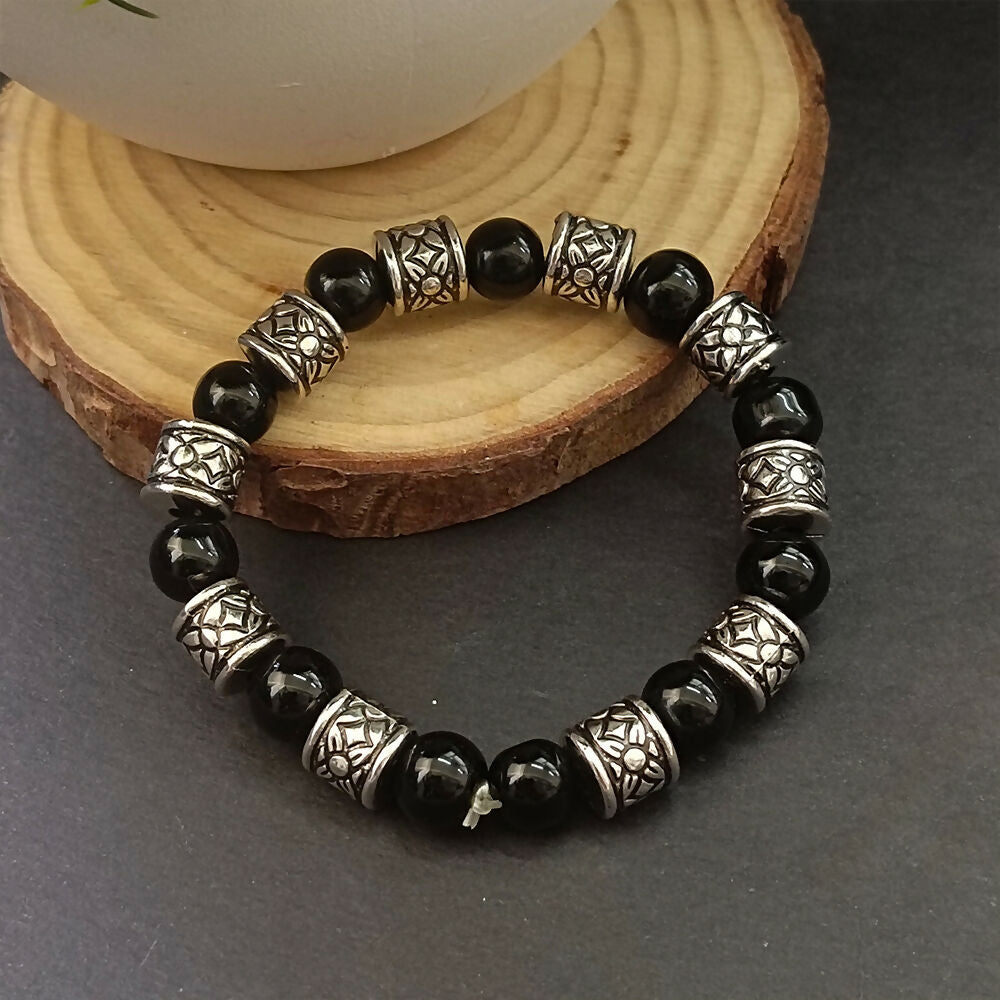 Oxidised Beads Bracelet