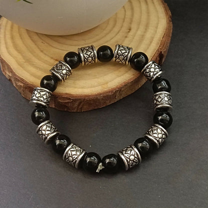 Oxidised Beads Bracelet