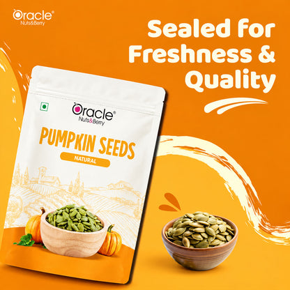 Pumpkin Seeds Premium Pure Raw Natural Seeds Full of Protein Rich Goodness (250g)