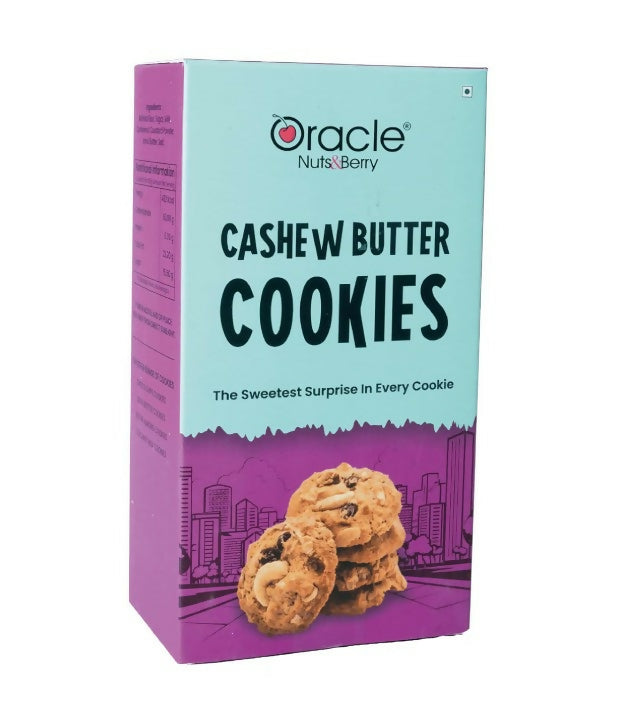 Oracle Cashew Butter Cookies – The Sweetest Surprise in Every Cookie (200 gm)