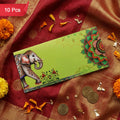 A4 Size Decorative Gift Envelopes – Elephant Mandala Design, Pack of 10