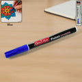 Blue Paint Marker with Extra Fine Nib – Precise & Permanent Markings