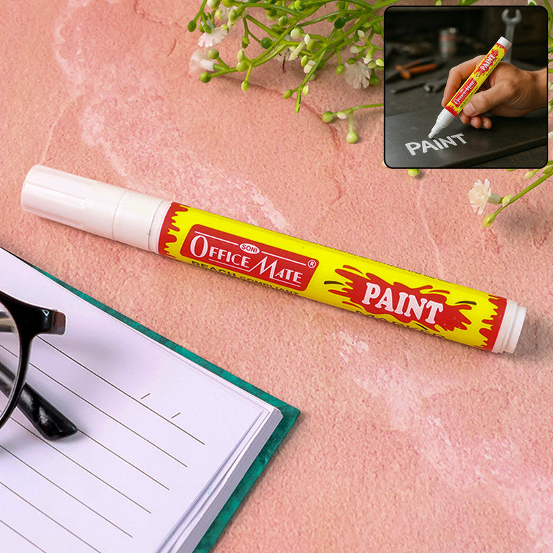 Paint Marker Pen – Permanent, Quick Dry, Opaque Ink for Metal, Glass, Plastic, and Wood