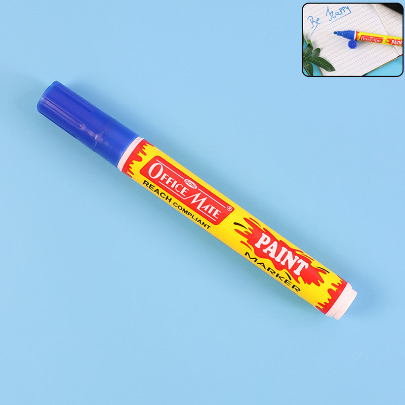 Officemate Permanent Paint Marker Pen Royal Blue
