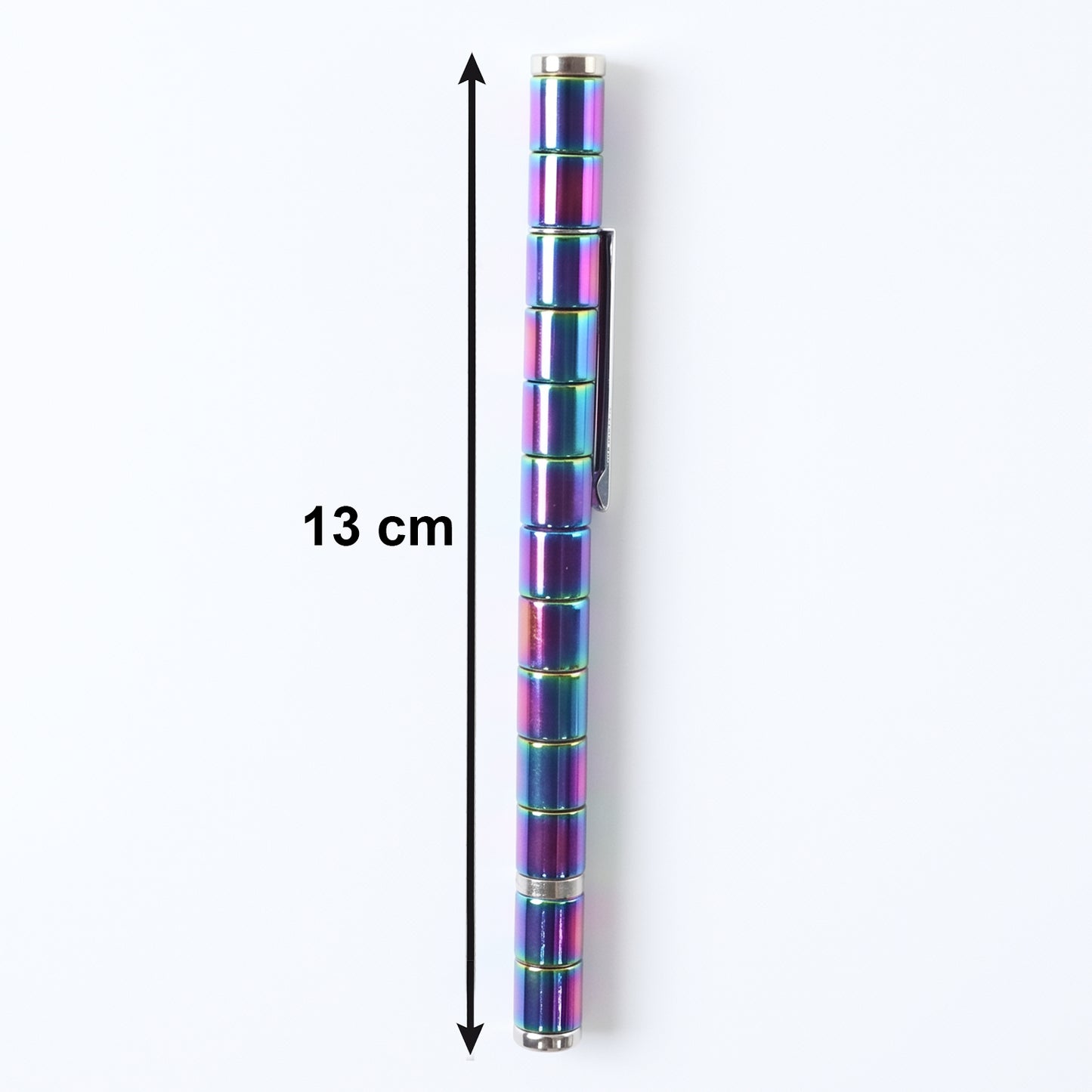 Magnetic Metal Writing Pen with Fidget Spinner Function - 1 Pc