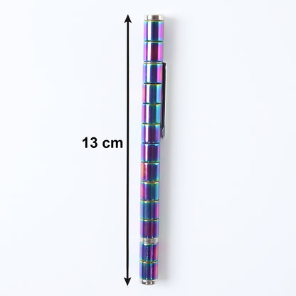 Magnetic Metal Writing Pen with Fidget Spinner Function - 1 Pc