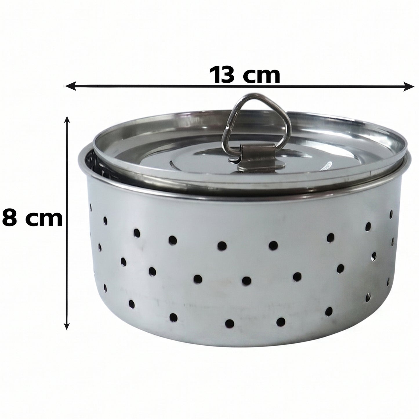 Stainless Steel Paneer Maker Mould with Lid for Cheese and Tofu Press (1 Pc)