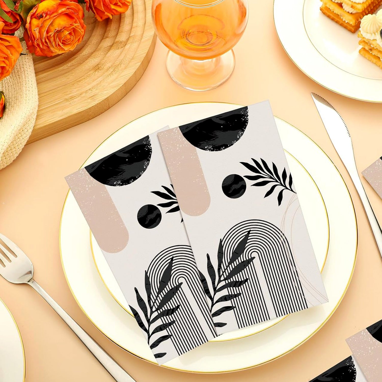 Colorful Printed Greaseproof Food Wrapping Paper Set