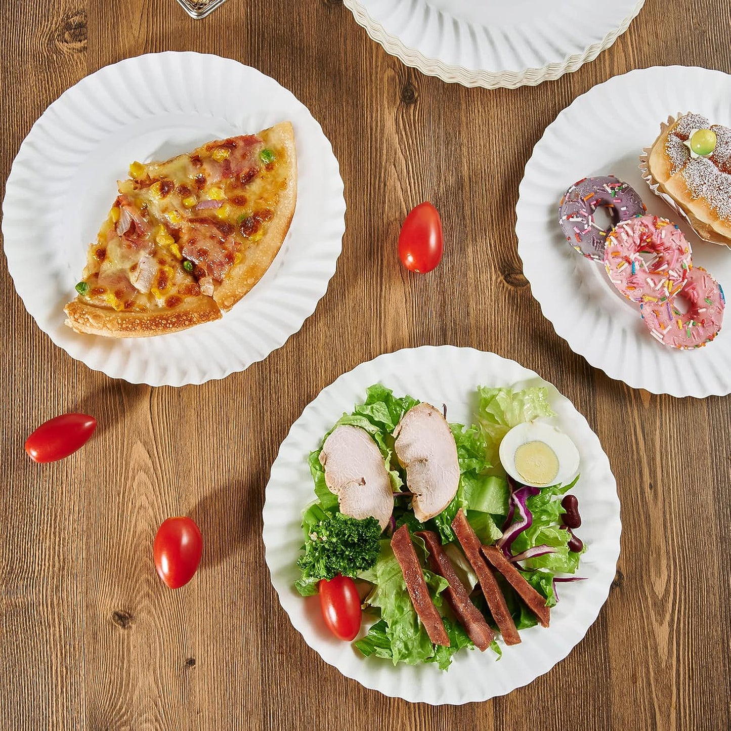 Freshee 9 Inch Round Compostable Paper Plate – 25 Pcs Pack