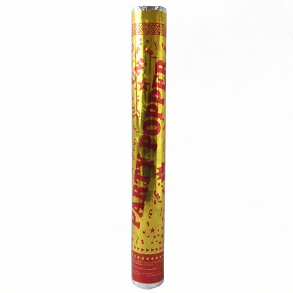 Golden Party Popper Confetti Cannon Shooter for Birthday and Celebration (1 Pc)