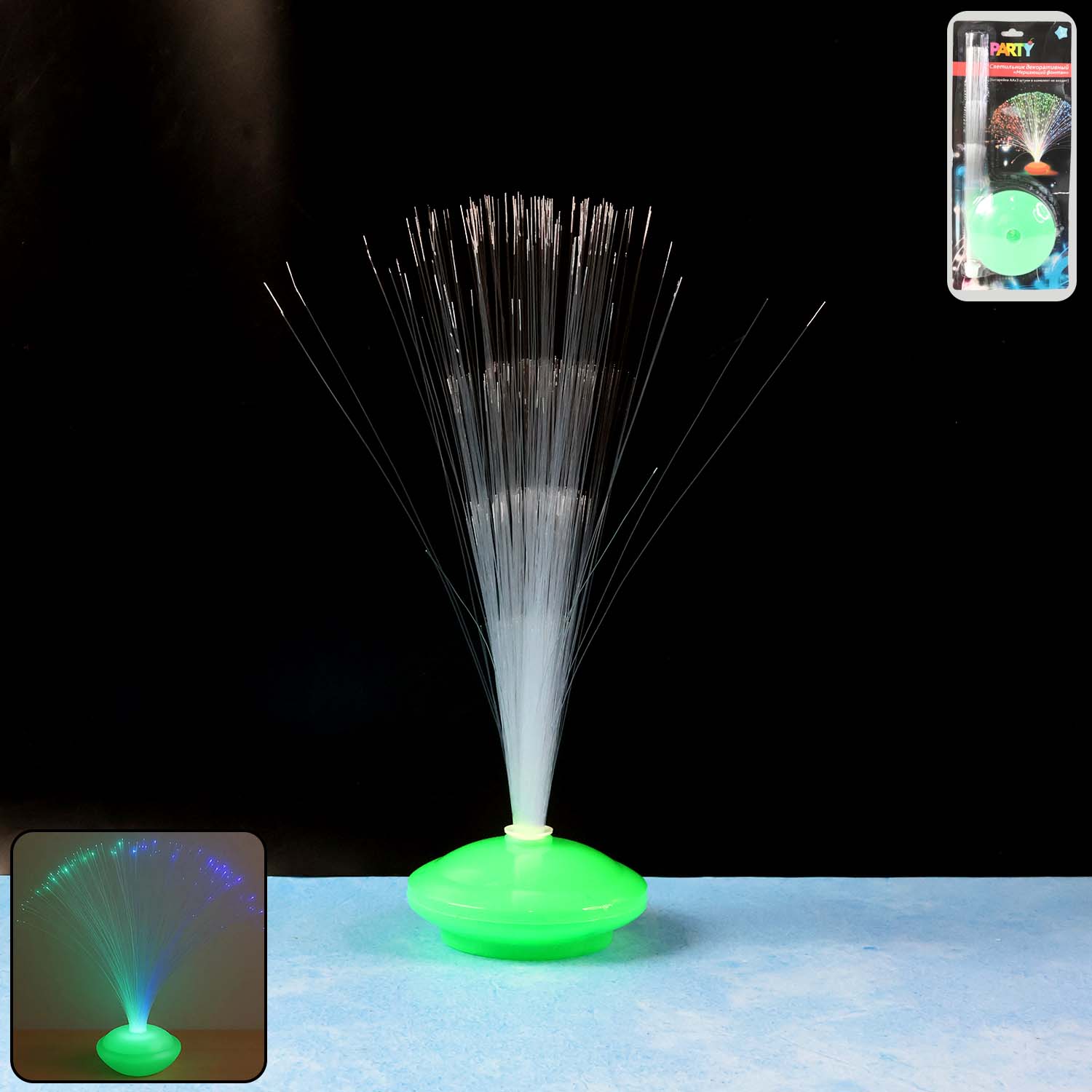 Fiber Optic LED Decorative Lamp (1 Pc)