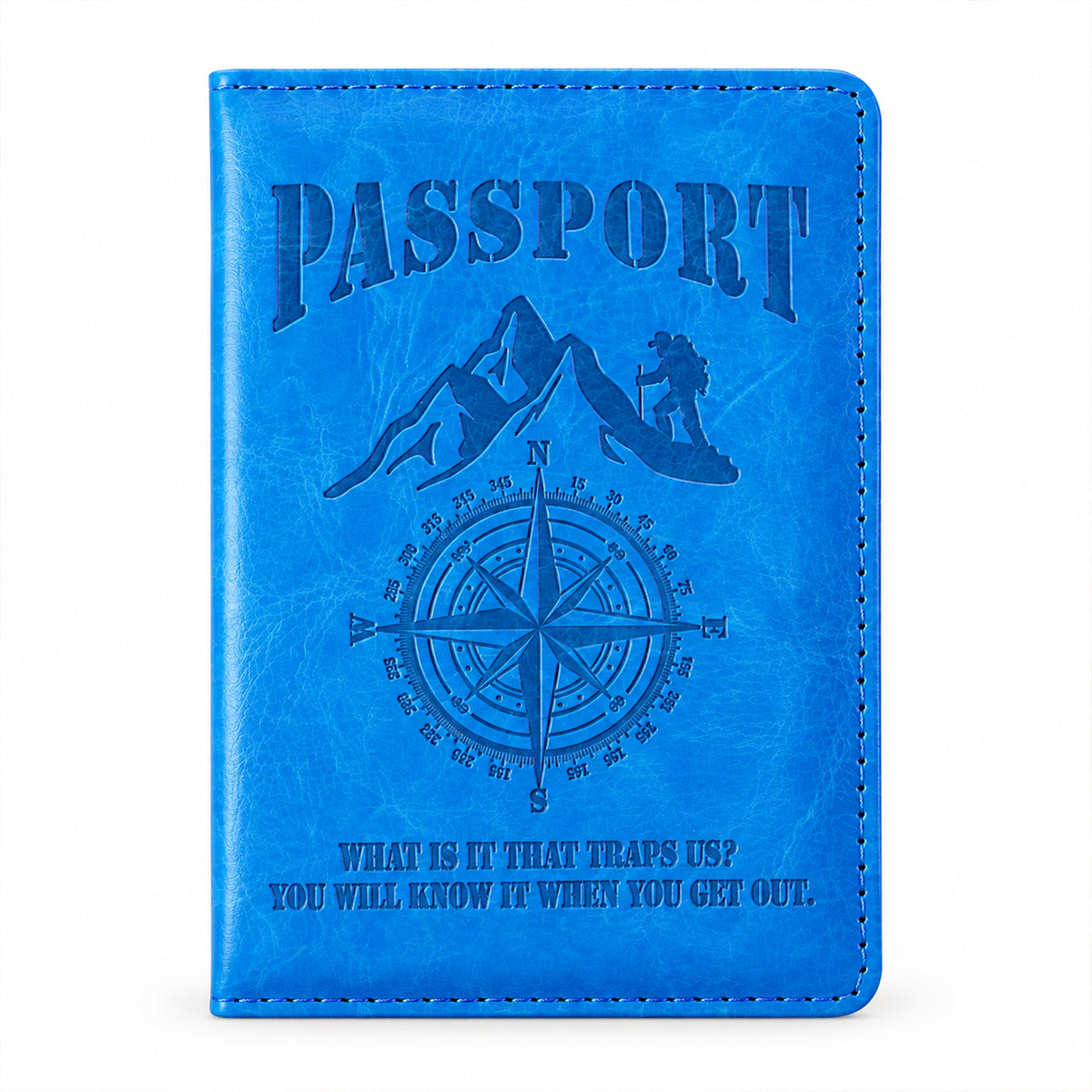 Passport Holder Travel Wallet for International Trips, Flights and Tours (1 Pc)