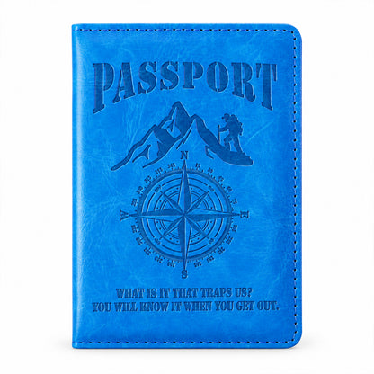 Passport Holder Travel Wallet for International Trips, Flights and Tours (1 Pc)