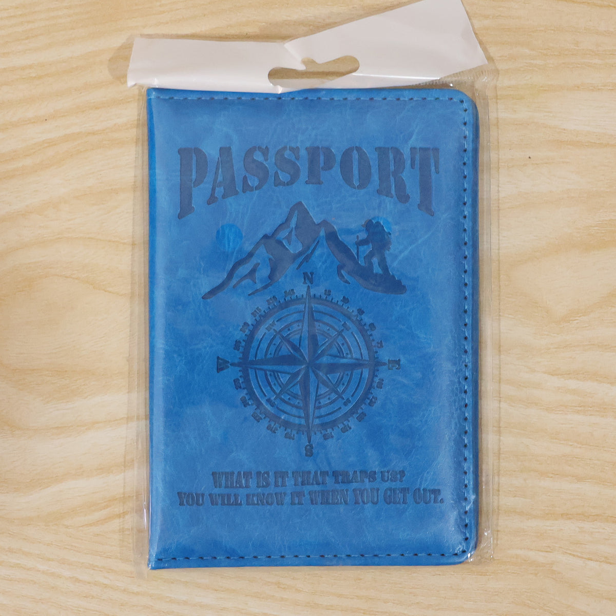 Passport Holder Travel Wallet for International Trips, Flights and Tours (1 Pc)