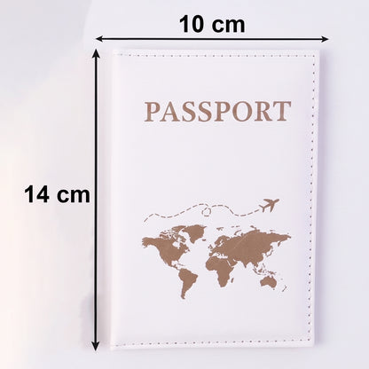 Slim compact passport holder wallet