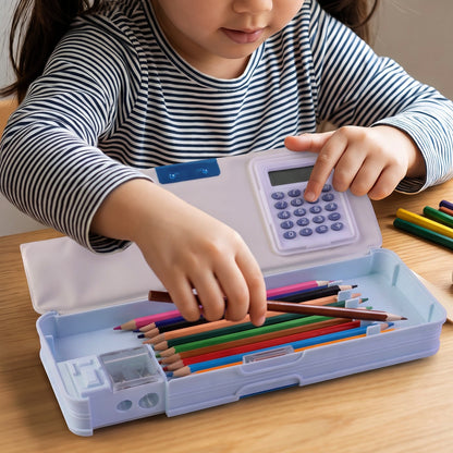 Kids Geometry Box – Multifunction Calculator & Sharpener | Writezo