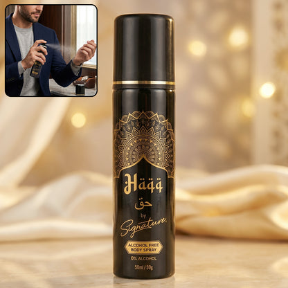 Haqq by Signature Alcohol Free Body Spray 