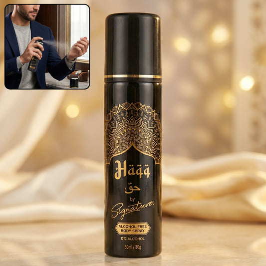 Haqq by Signature Alcohol Free Body Spray 