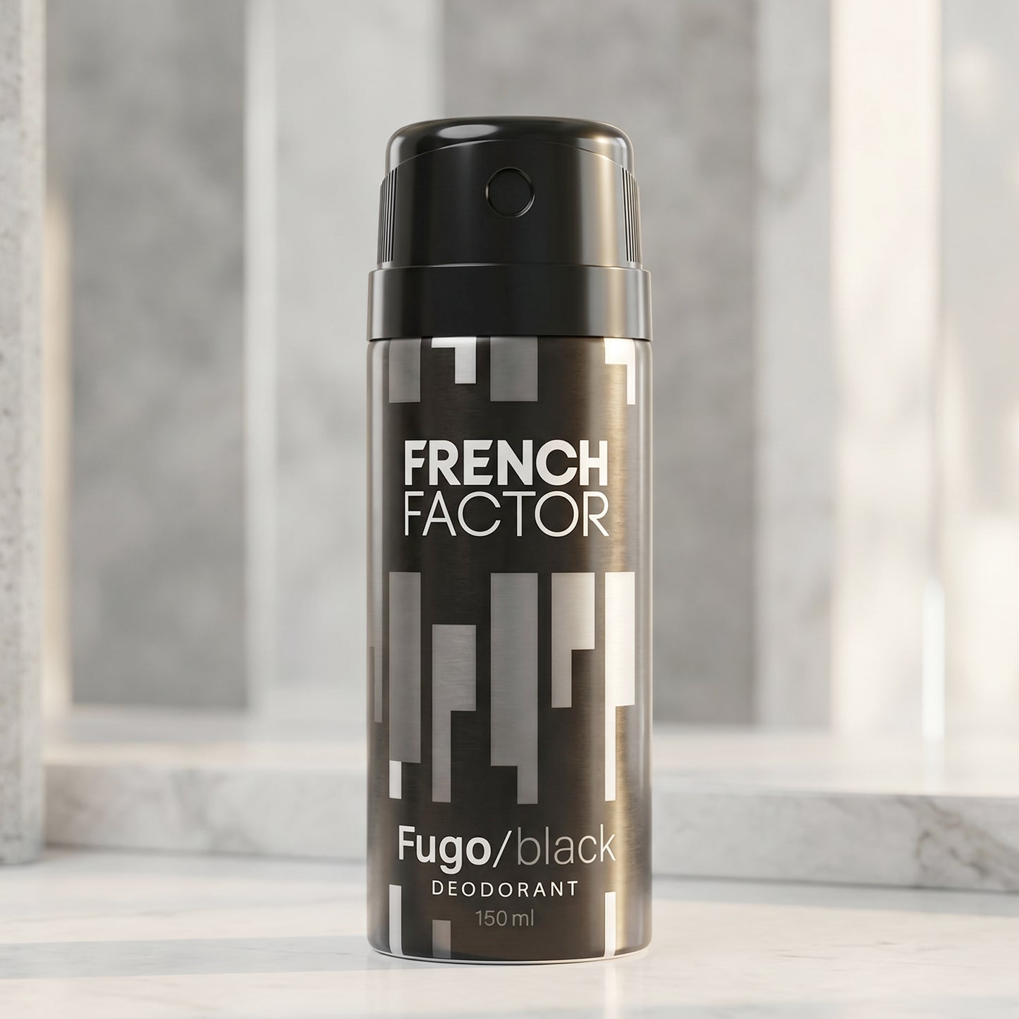 French Factor Fugo Black Deodorant Body Spray (1 Pc, 150 ML)