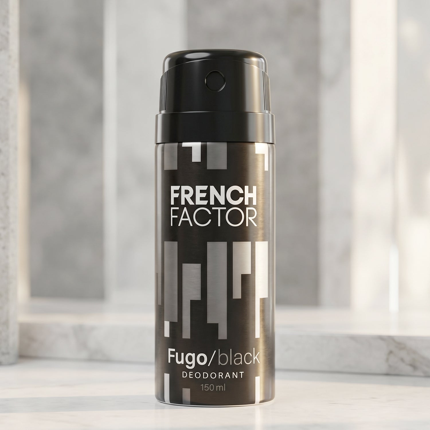 French Factor Fugo Black Deodorant Body Spray (1 Pc, 150 ML)